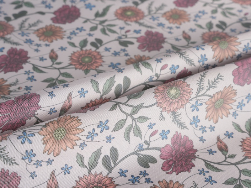 Țesătură de căptușeală tipărită din poliester-Viscose Twill